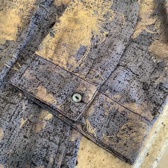 Soft Surroundings Blue Floral Tunic New Size XS - Picture 9 of 10